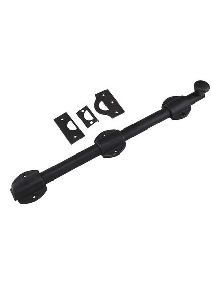 Solid Bronze Heavy-Duty Surface Bolt - 18 inch Length.